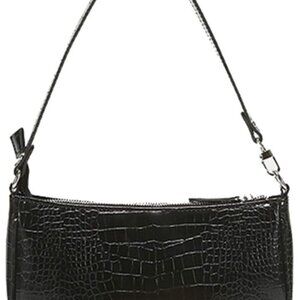 Retro Classic Clutch Shoulder Tote HandBag with Zipper Closure Purse for Women